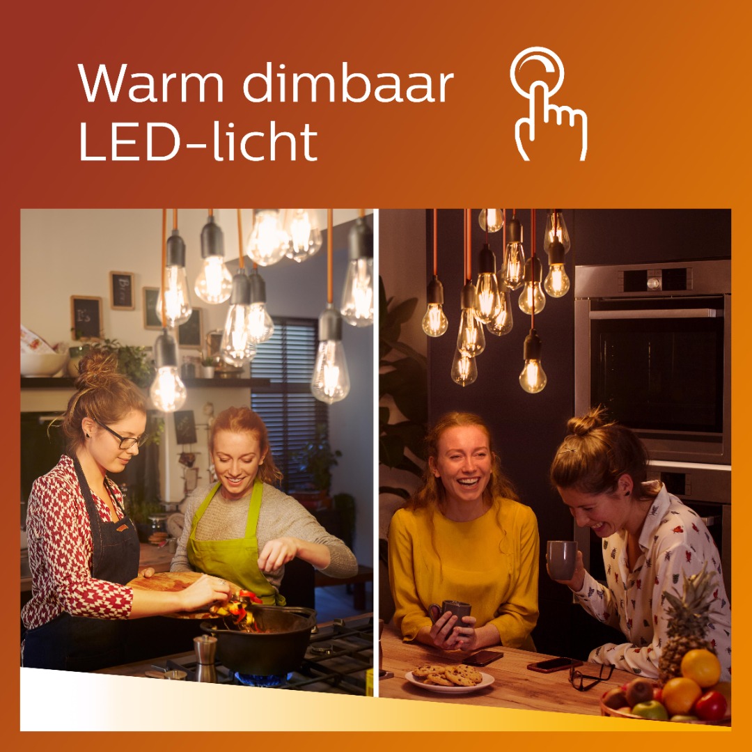 Negen Rijp Productiecentrum Philips LED Spot dimbaar (2,6W (35W), GU10, WarmGlow, 3 stuks) - Ledlampen  - Lamp123.nl